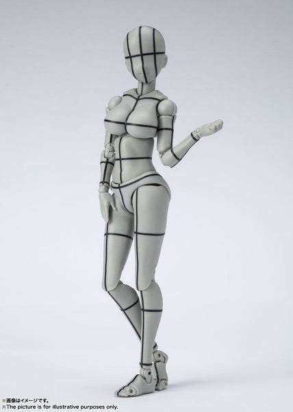 BANDAI Spirits Body Chan -Kentaro Yabuki- Wire Frame (Gray Color Ver.) , Bandai Spirits S.H Figuarts