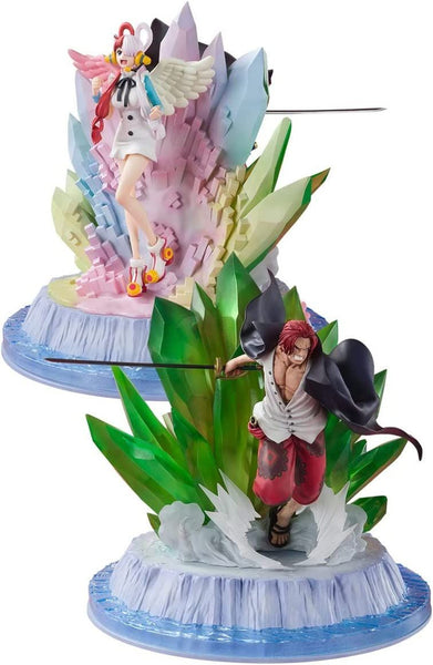 BANDAI Toy [Extra Battle] Shanks and Uta -One Piece Film Red Ver.-
