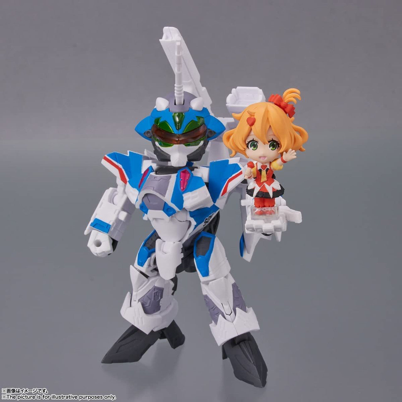 BANDAI Spirits VF-31J Siegfried (Hayate Immelmann use) with Freyja Wion(4573102641526)