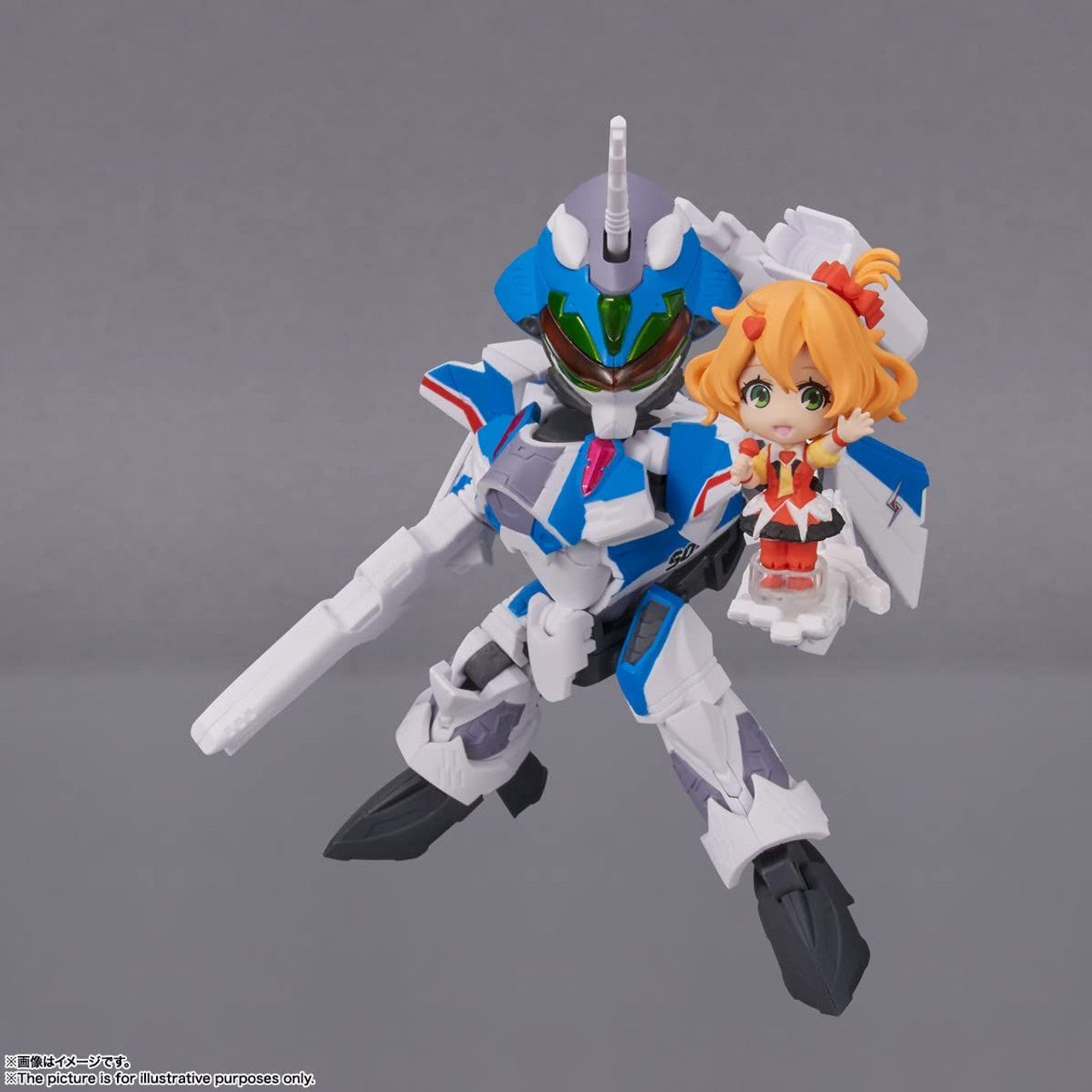 BANDAI Spirits VF-31J Siegfried (Hayate Immelmann use) with Freyja Wion(4573102641526)