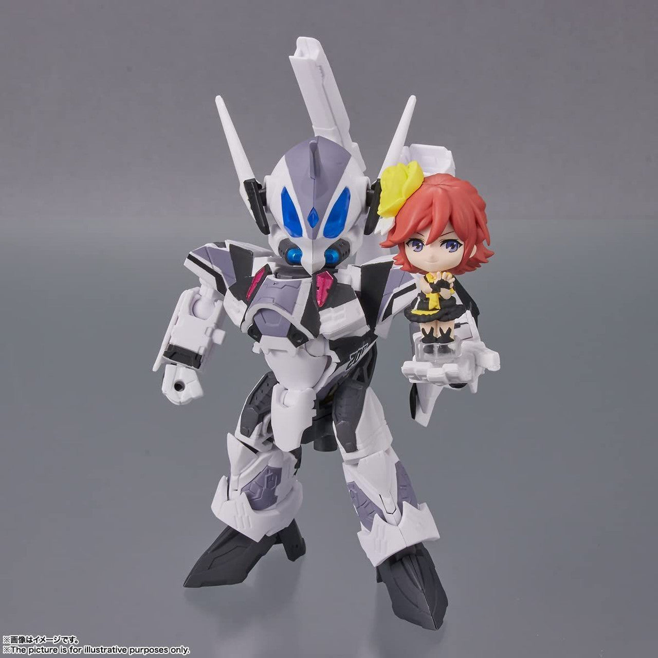 BANDAI Spirits VF-31F Siegfried (Messer Ihlefeld use) with Kaname Buccaneer(4573102641533)