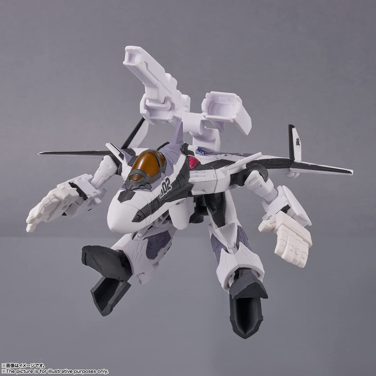 BANDAI Spirits VF-31F Siegfried (Messer Ihlefeld use) with Kaname Buccaneer(4573102641533)