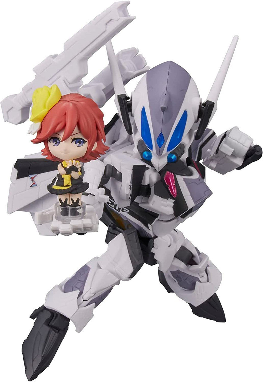BANDAI Spirits VF-31F Siegfried (Messer Ihlefeld use) with Kaname Buccaneer(4573102641533)