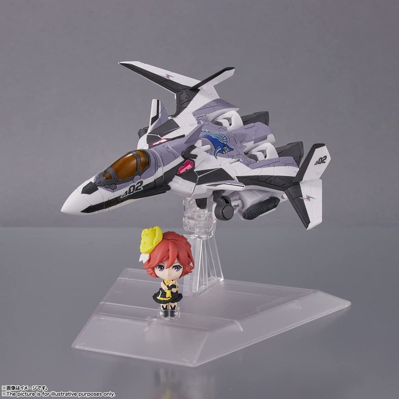 BANDAI Spirits VF-31F Siegfried (Messer Ihlefeld use) with Kaname Buccaneer(4573102641533)