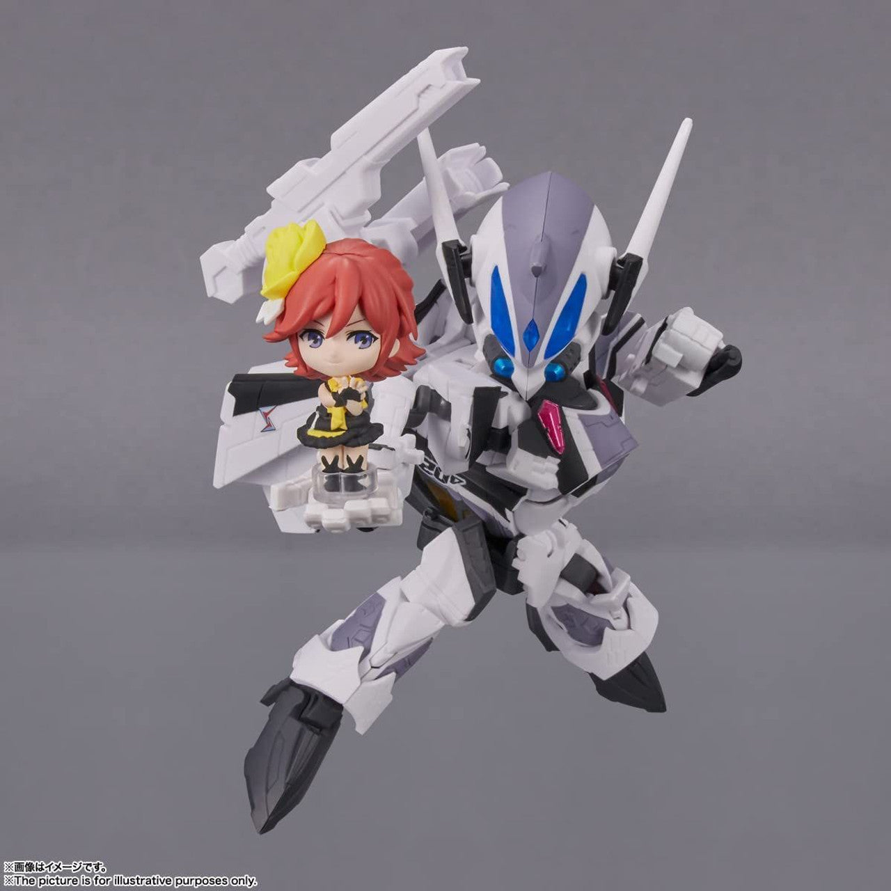 BANDAI Spirits VF-31F Siegfried (Messer Ihlefeld use) with Kaname Buccaneer(4573102641533)