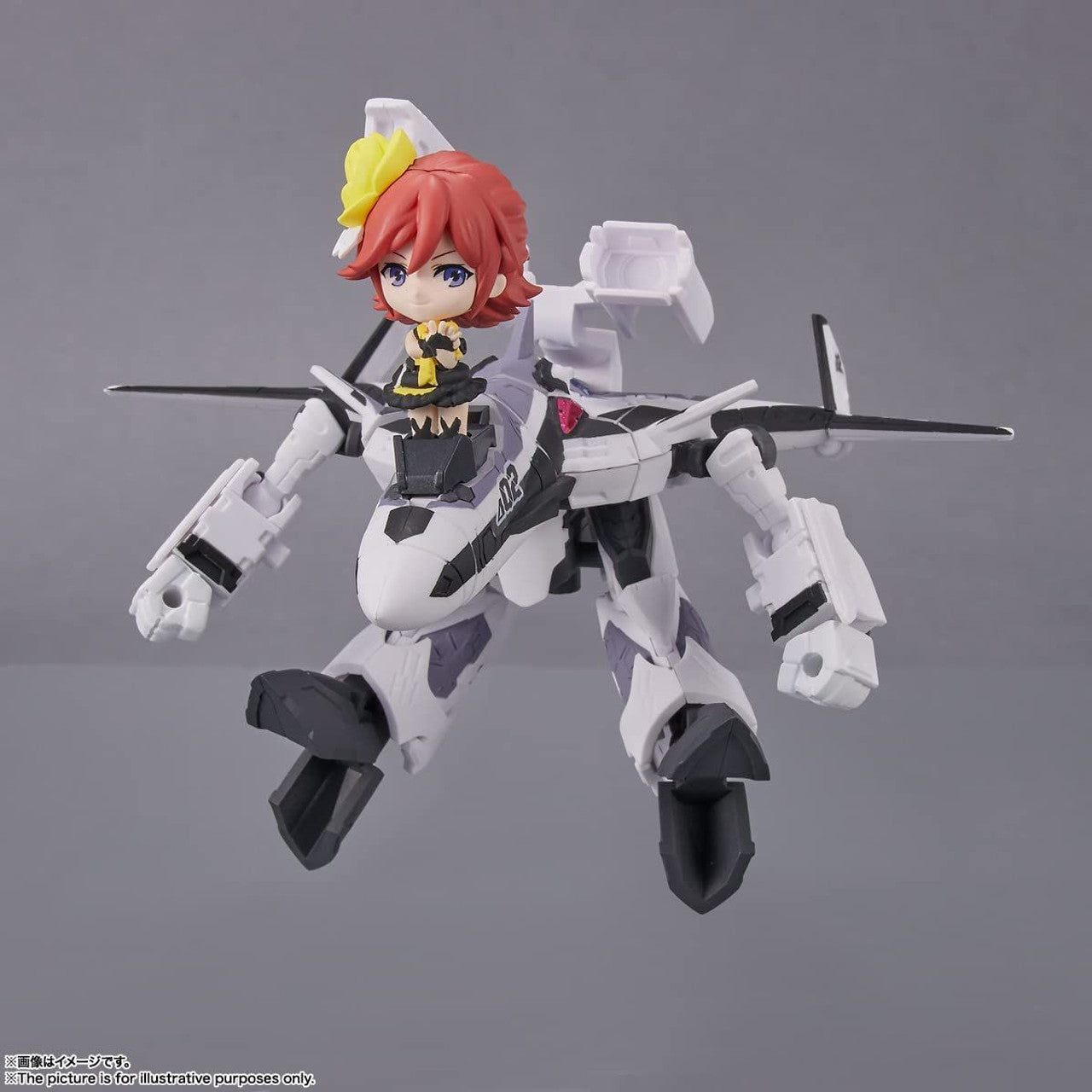 BANDAI Spirits VF-31F Siegfried (Messer Ihlefeld use) with Kaname Buccaneer(4573102641533)