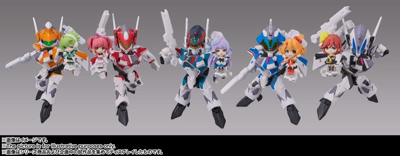 BANDAI Spirits VF-31F Siegfried (Messer Ihlefeld use) with Kaname Buccaneer(4573102641533)