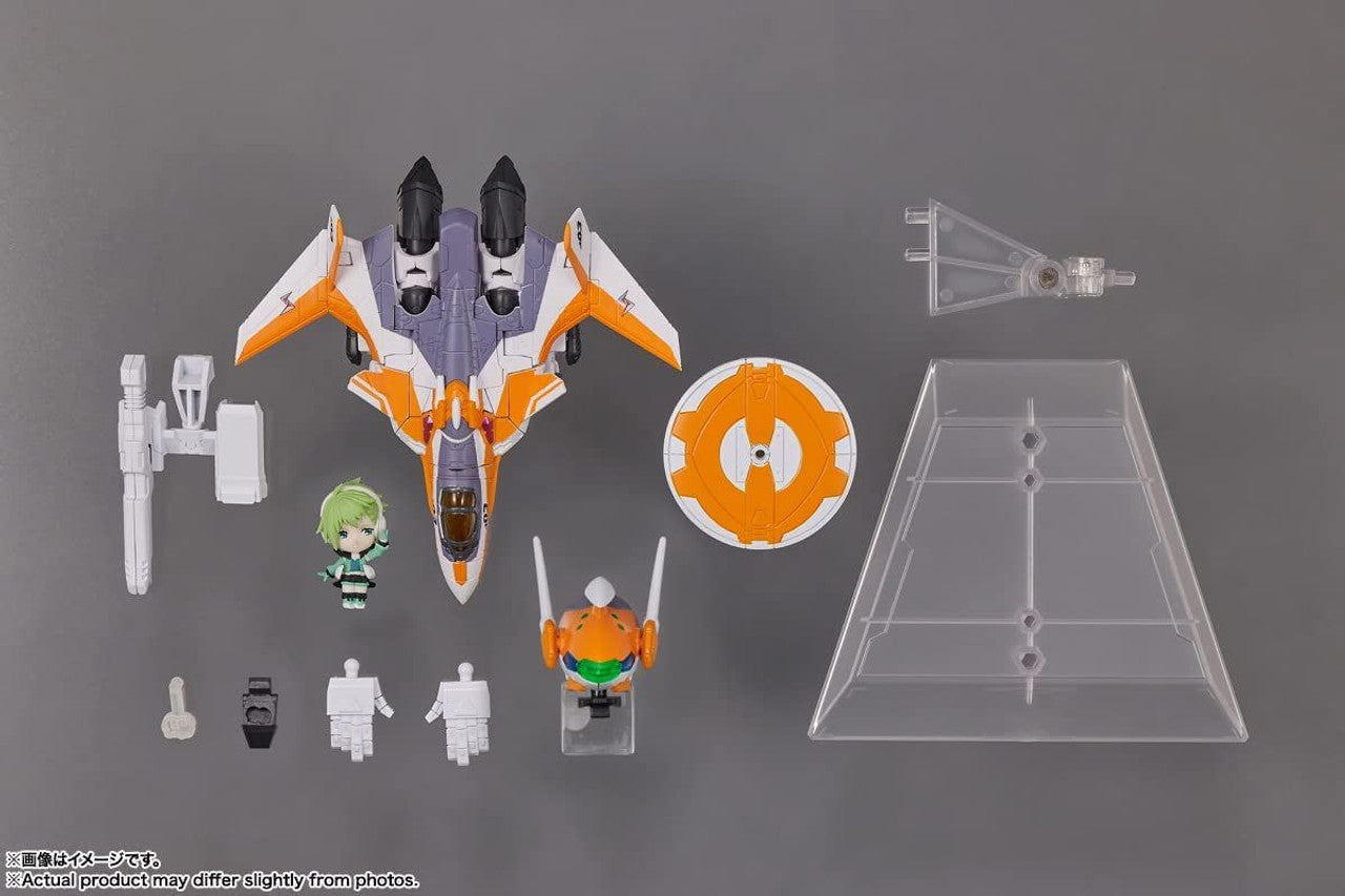 BANDAI Spirits VF-31E SIEGFRIED(CHUCK MUSTANG USE) with REINA PROWLER | 4573102649737