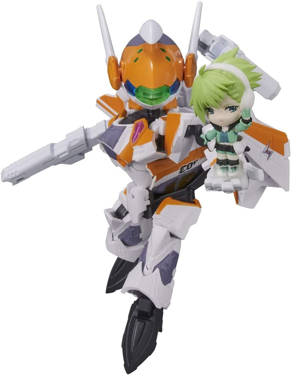 BANDAI Spirits VF-31E SIEGFRIED(CHUCK MUSTANG USE) with REINA PROWLER | 4573102649737