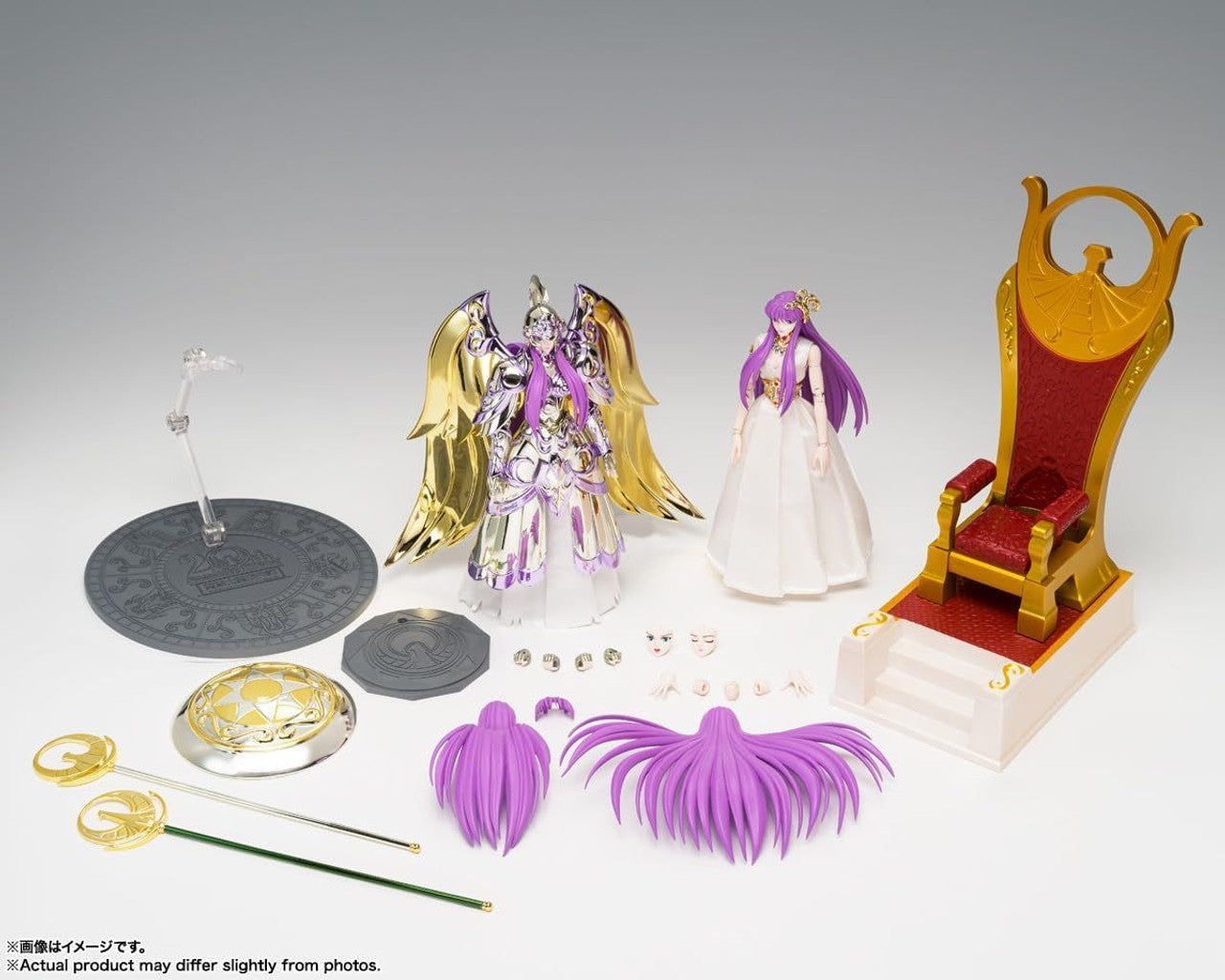 BANDAI Tamashii GODDESS ATHENA & SAORI KIDO "SAINT SEIYA", Bandai Spirits SAINT CLOTH MYTH EX(4573102653314)