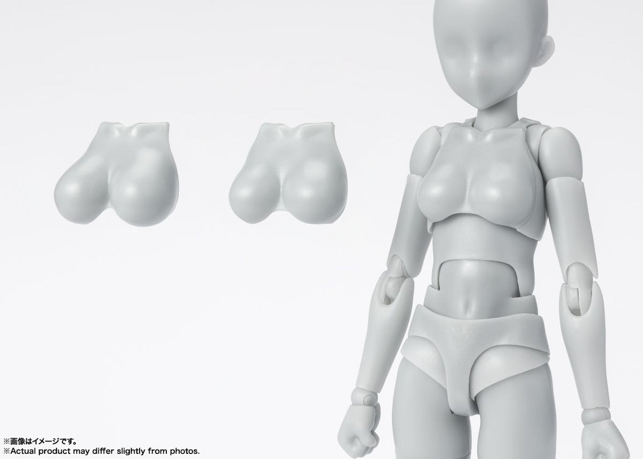 BANDAI Spirits BODY-CHAN -School Life- Edition DX SET (Gray Color Ver.), TAMASHII NATIONS S.H.Figuarts(4573102660664)