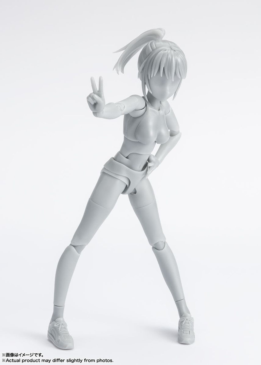 BANDAI Spirits BODY-CHAN -School Life- Edition DX SET (Gray Color Ver.), TAMASHII NATIONS S.H.Figuarts(4573102660664)