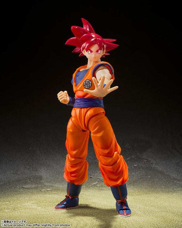Bandai S.H.Figuarts Super Saiyan God Son Goku -Saiyan God of Virtue- "Dragon Ball Super"