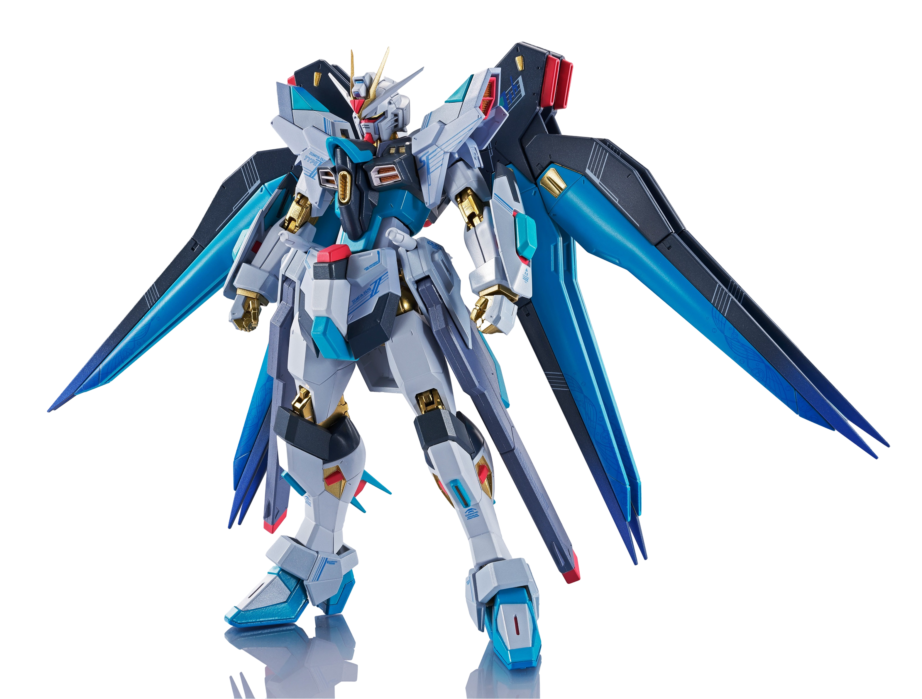 TAMASHII NATIONS STRIKE FREEDOM GUNDAM TYPEⅡ[HATSUNE MIKU Ver.] "GUNDAM 45th Anniversary×HATSUNE MIKU", TAMASHII NATIONS METAL ROBOT SPIRITS(4573102687715)