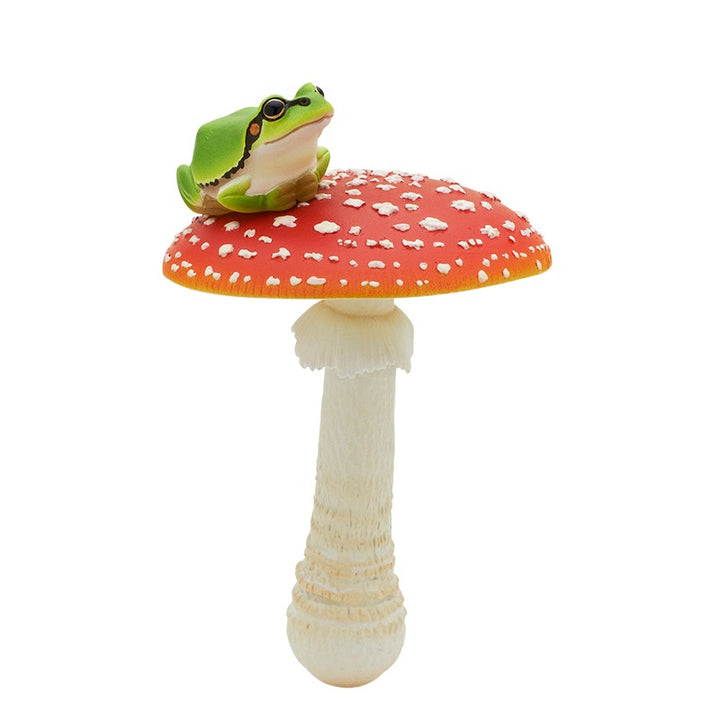NTC MONO+ Mushrooms & Tree Frogs Figure Mascot with Ball Chain (BOX) (Box of 12)
