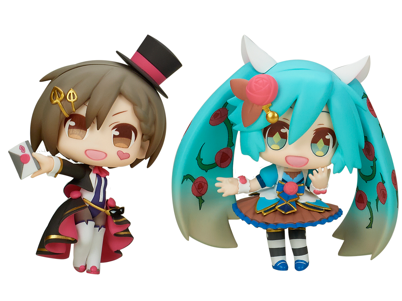 EMONTOYS Hatsune Miku Trading figures　①Hatsune Miku & Meiko