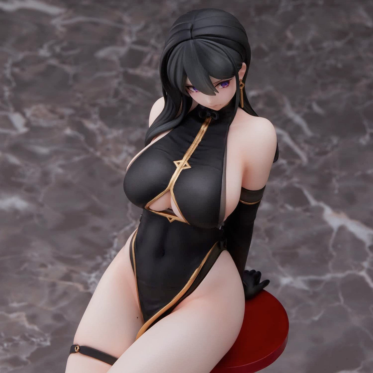 eStream Hayabusa Illustration Black China Dress-chan(4589642714477)