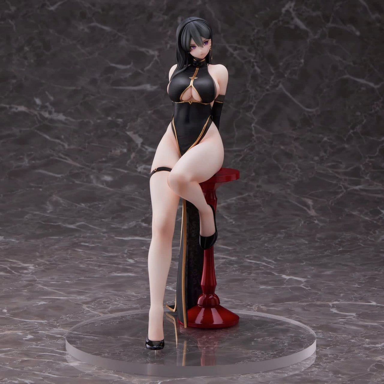 eStream Hayabusa Illustration Black China Dress-chan(4589642714477)