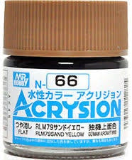 Mr Hobby Acrysion N66 - RLM79 Sand Yellow (Semi-Gloss/Aircraft) | 4973028112825