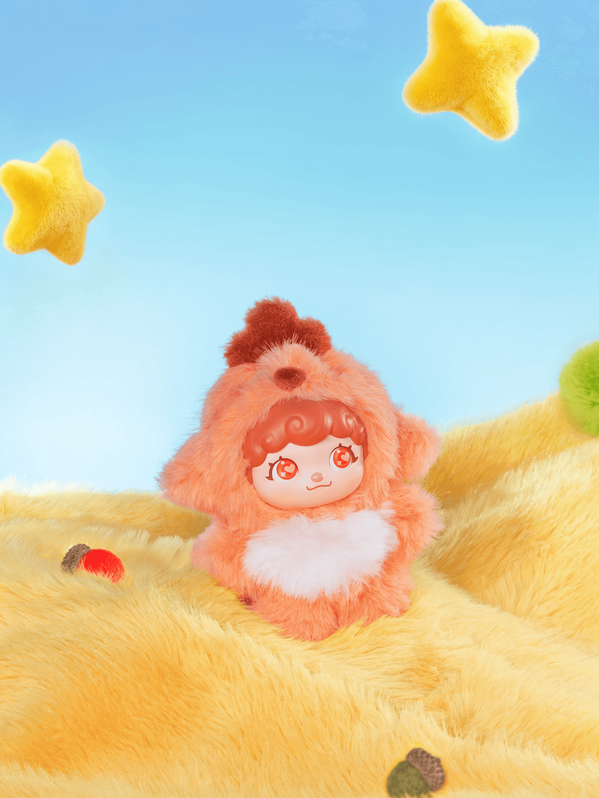 Mochi Little Monster Series Plush Charm Blind Box (Box of 8)