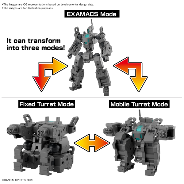 30MM 1/144 Extended Armament Vehicle (SMART TRANSFORMABLE MACHINE Ver.) | 4573102674364