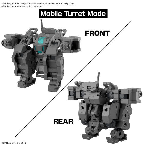 30MM 1/144 Extended Armament Vehicle (SMART TRANSFORMABLE MACHINE Ver.) | 4573102674364
