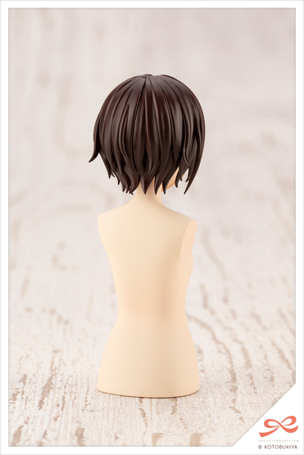 KOTOBUKIYA AFTER SCHOOL SHORT WIG TYPE: A [WHITE & CHOCOLATE BROWN]