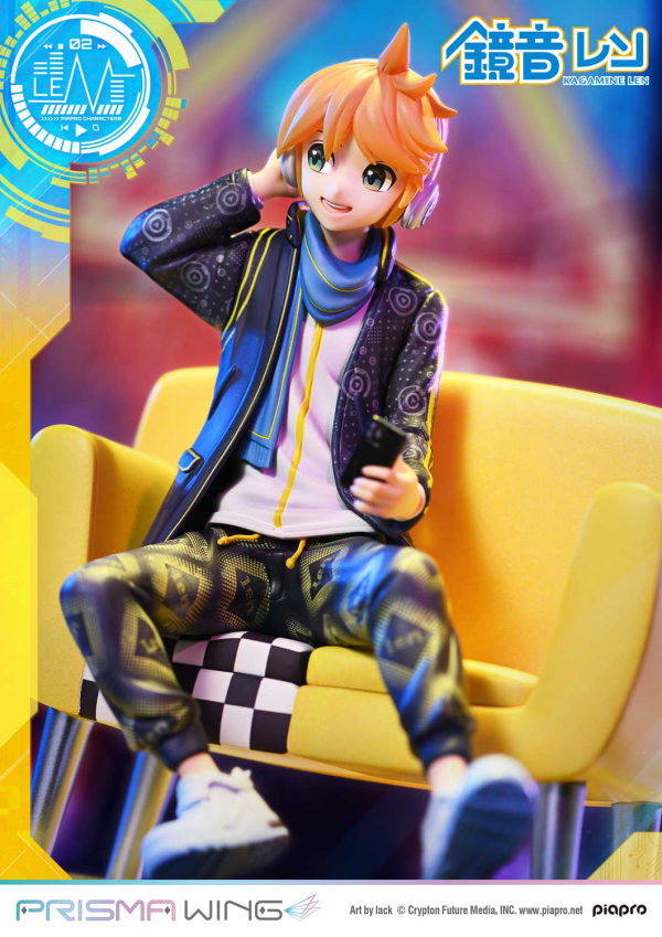 Prime 1 Studio PRISMA WING Piapro Characters Kagamine Len 1/7 Scale Pre-Painted Figure(4582647121417)
