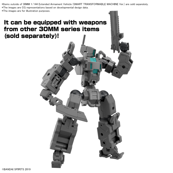 30MM 1/144 Extended Armament Vehicle (SMART TRANSFORMABLE MACHINE Ver.) | 4573102674364