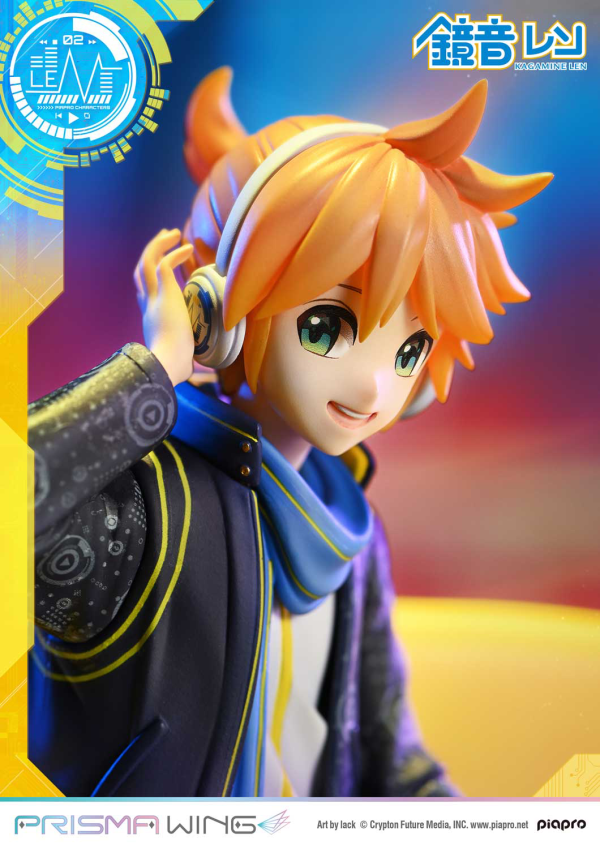 Prime 1 Studio PRISMA WING Piapro Characters Kagamine Len 1/7 Scale Pre-Painted Figure(4582647121417)