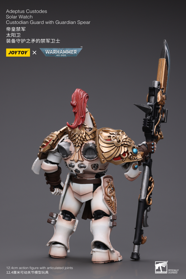 Joy Toy Adeptus Custodes Solar Watch Custodian Guard with Guardian Spear(6973130379336)(6973130379336)
