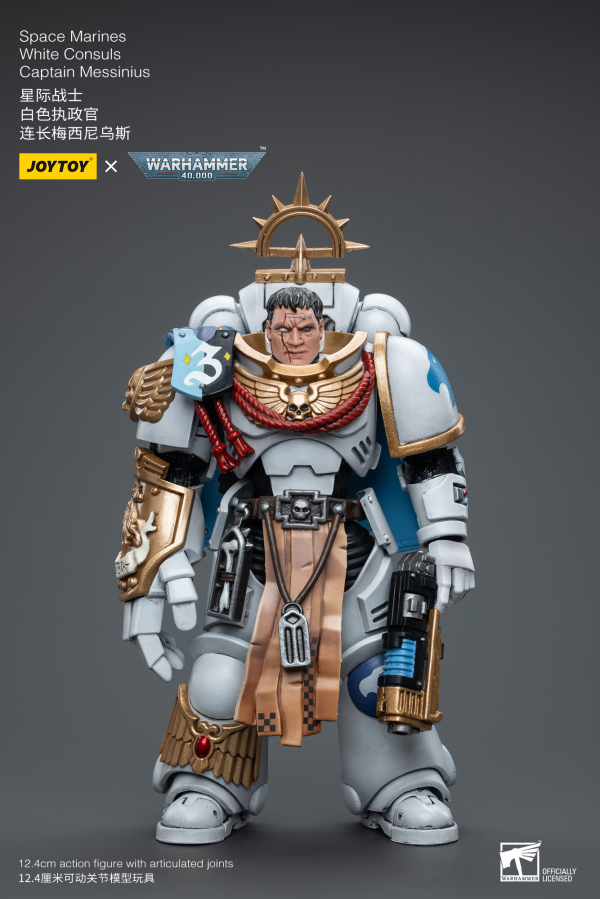 Joy Toy Space Marines White Consuls Captain Messinius(6973130376861)(6973130376861)