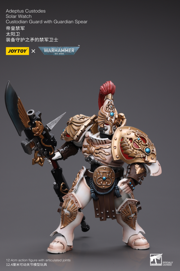 Joy Toy Adeptus Custodes Solar Watch Custodian Guard with Guardian Spear(6973130379336)(6973130379336)