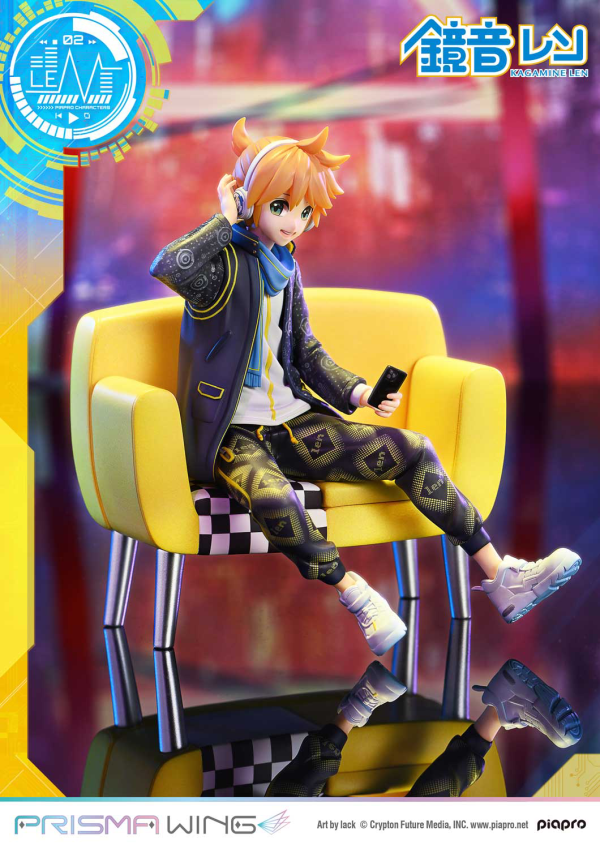 Prime 1 Studio PRISMA WING Piapro Characters Kagamine Len 1/7 Scale Pre-Painted Figure(4582647121417)