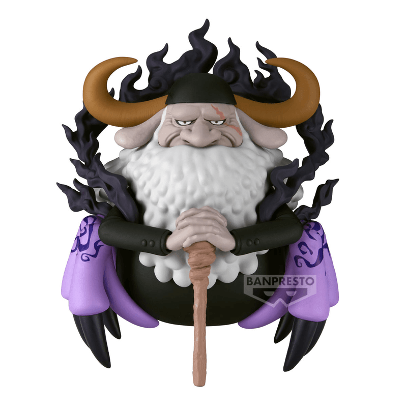 BANDAI St. Jaygarcia Saturn "One Piece", Banpresto Mega World Collectable Figure | 4983164300598
