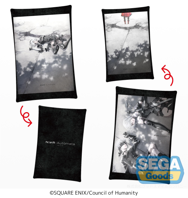 Anime "NieR:Automata Ver1.1a" PtZ Art Cushion [Pack of: 2B：1 9S & A2：1] | 4580779530947