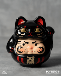 200% PP Lucky Cat Daruma (Black cat edition) | 796548113332
