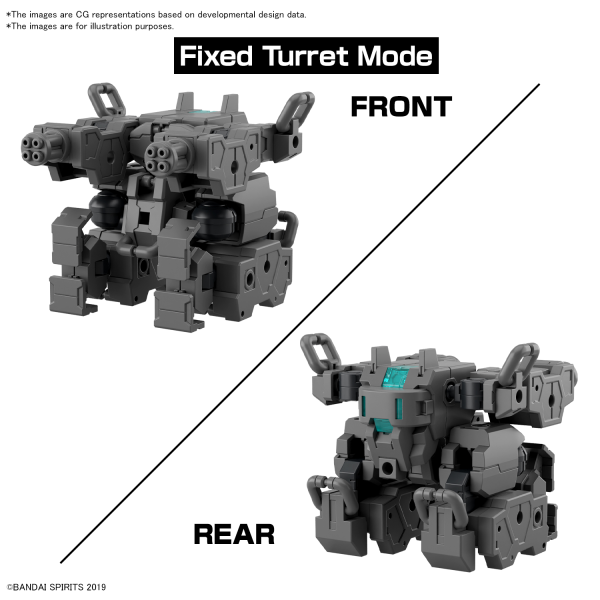 30MM 1/144 Extended Armament Vehicle (SMART TRANSFORMABLE MACHINE Ver.) | 4573102674364