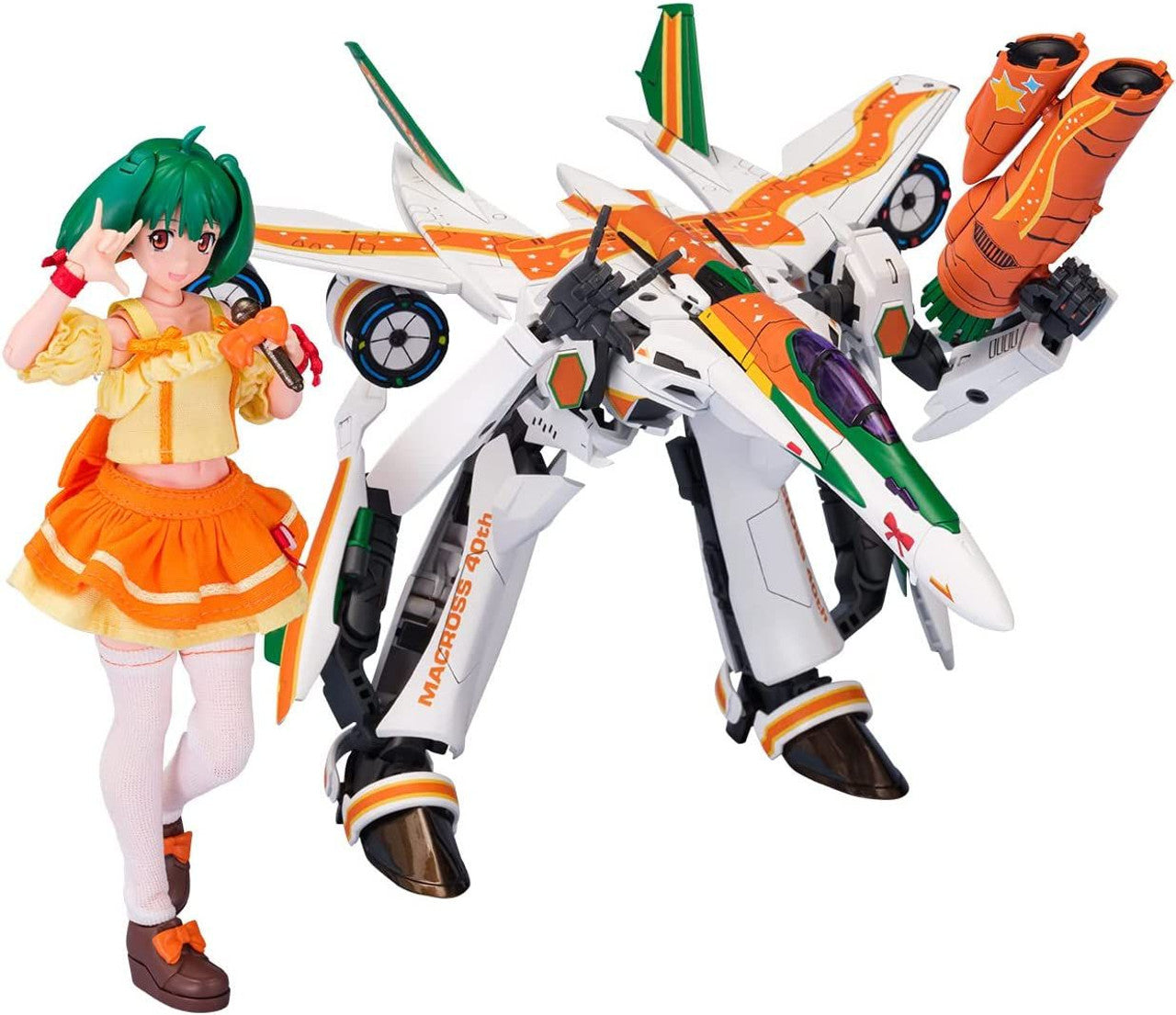 Aoshima V.F.G. Macross F VF-25F Messiah Ranka Lee Macross 40th Anniversary(4905083064252)