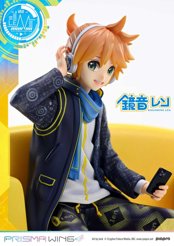 Prime 1 Studio PRISMA WING Piapro Characters Kagamine Len 1/7 Scale Pre-Painted Figure(4582647121417)