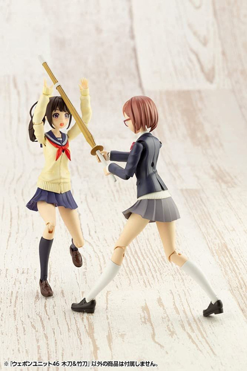 KOTOBUKIYA WEAPON UNIT46 BAMBOO SWORD & WOODEN SWORD(4934054018222)