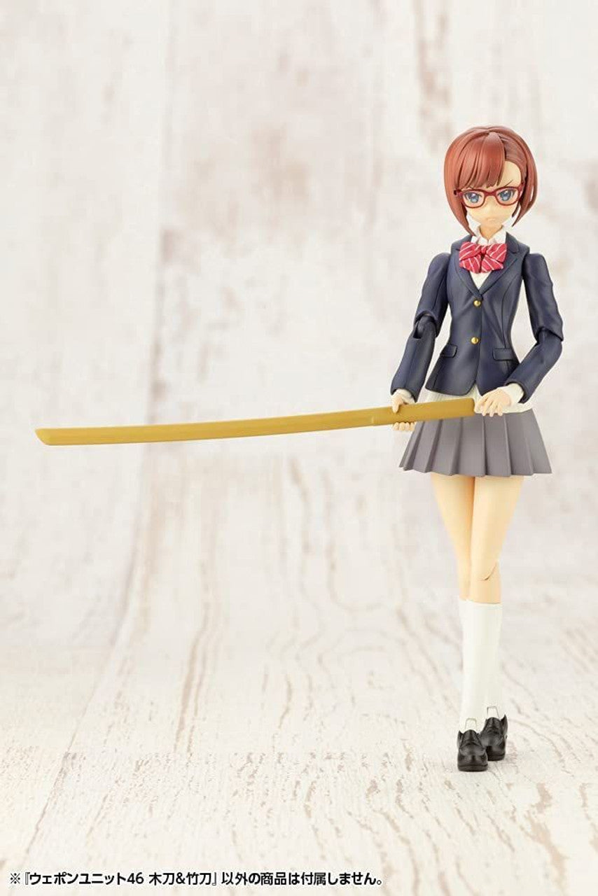 KOTOBUKIYA WEAPON UNIT46 BAMBOO SWORD & WOODEN SWORD(4934054018222)