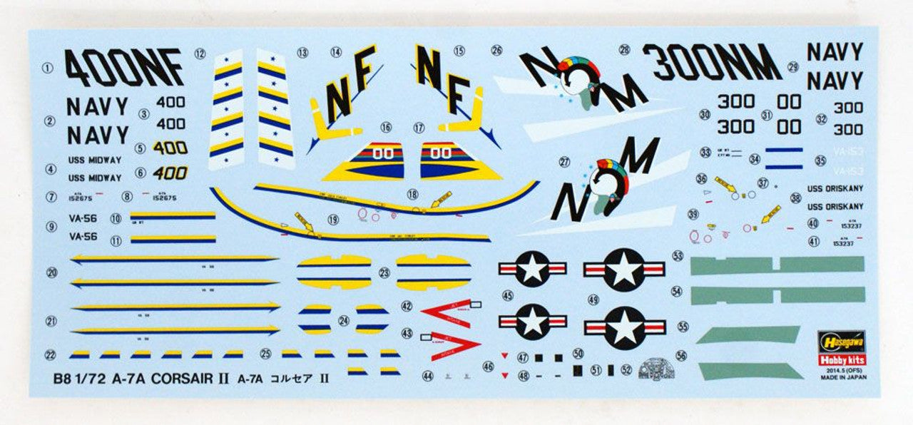 Hasegawa [B8] 1:72 A-7A CORSAIR II