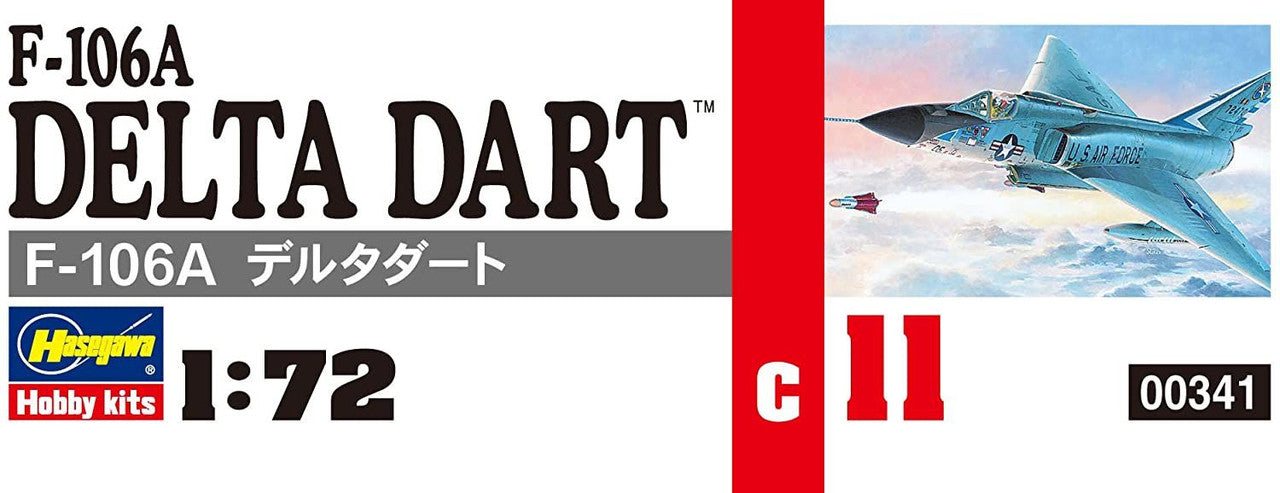 Hasegawa [C11] 1:72 F-106A DELTA DART | 4967834013414