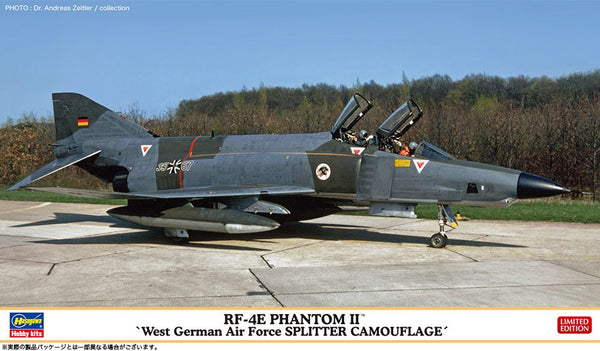 Hasegawa 1/72  RF-4E PHANTOM II "West German Air Force SPLITTER CAMOUFLAGE"
