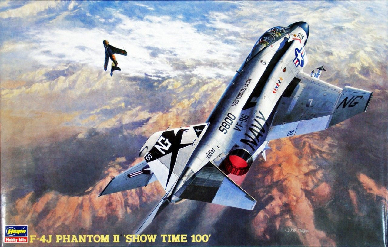Hasegawa [PT6] 1:48 F-4J PHANTOM II / ONE PIECE CANOPY INCLUDED | 4967834072060