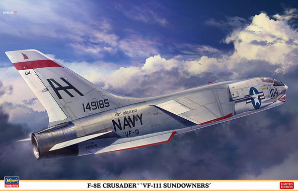 Hasegawa 1/48  F-8E CRUSADER "VF-111 SUNDOWNERS"