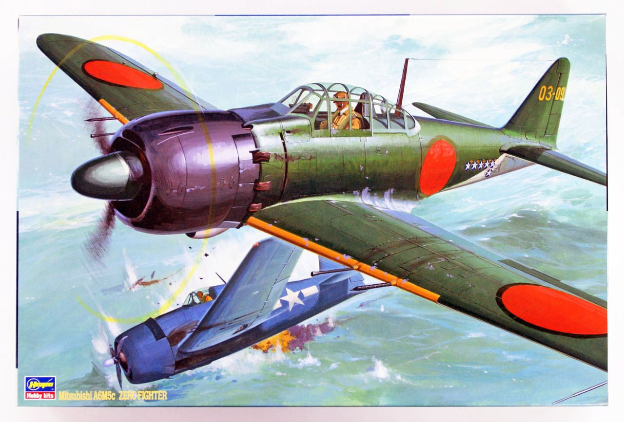 Hasegawa [ST4] 1:32 A6M5c ZERO FIGHTER TYPE 52 (ZEKE) (OLD KIT) | 4967834088542