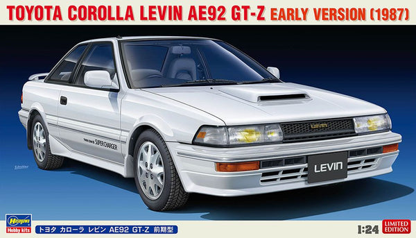 Hasegawa 1/24 TOYOTA COROLLA LEVIN AE92 GT-Z EARLY VERSION