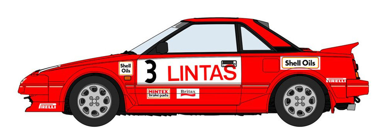 Hasegawa 1/24 TOYOTA MR2 (AW11) LATE VERSION 1986 RALLY SPRINT WINNER(4967834206380)